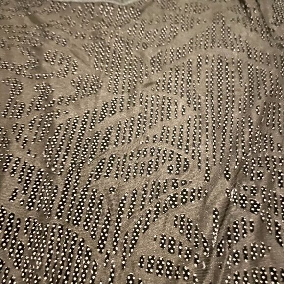 Janira Tops Womens Short Sleeve Velvet Top Size Medium - Picture 5 of 16